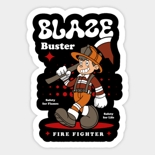 Blaze Buster Sticker